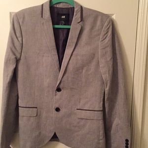 H&M men’s gray blazer
